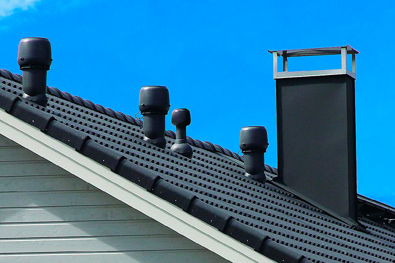 вентиляция в доме установка на крыше